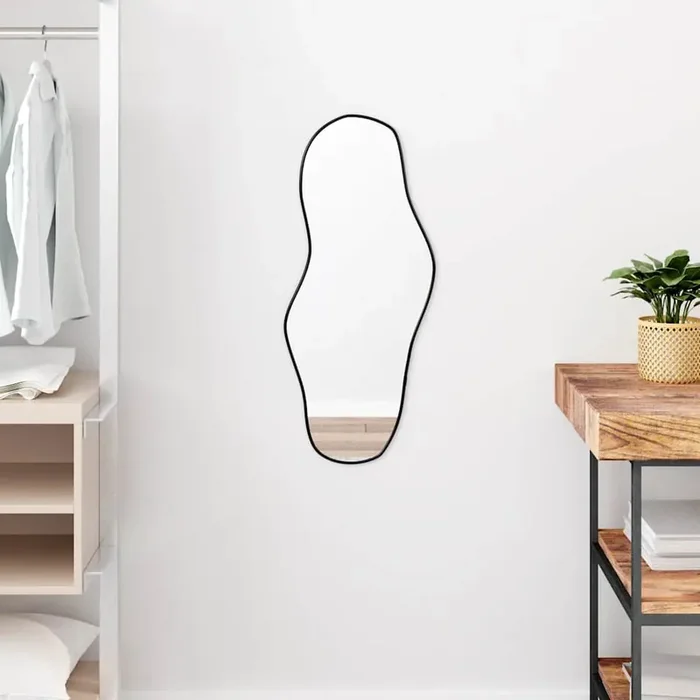 vidaXL Wall Mirror Black 70×30 cm