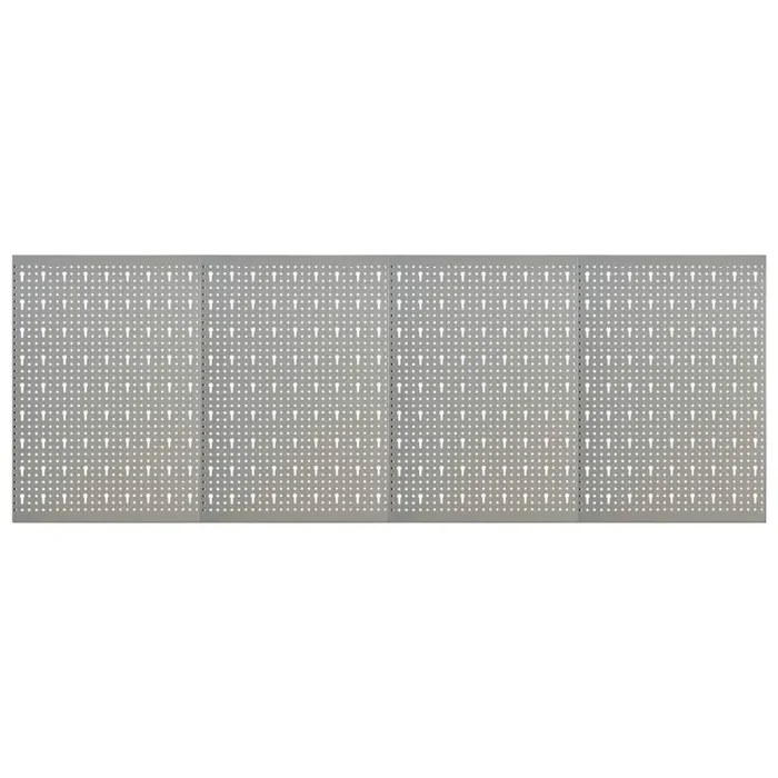 vidaXL Wall-mounted Peg Boards 4 pcs 40×58 cm Steel
