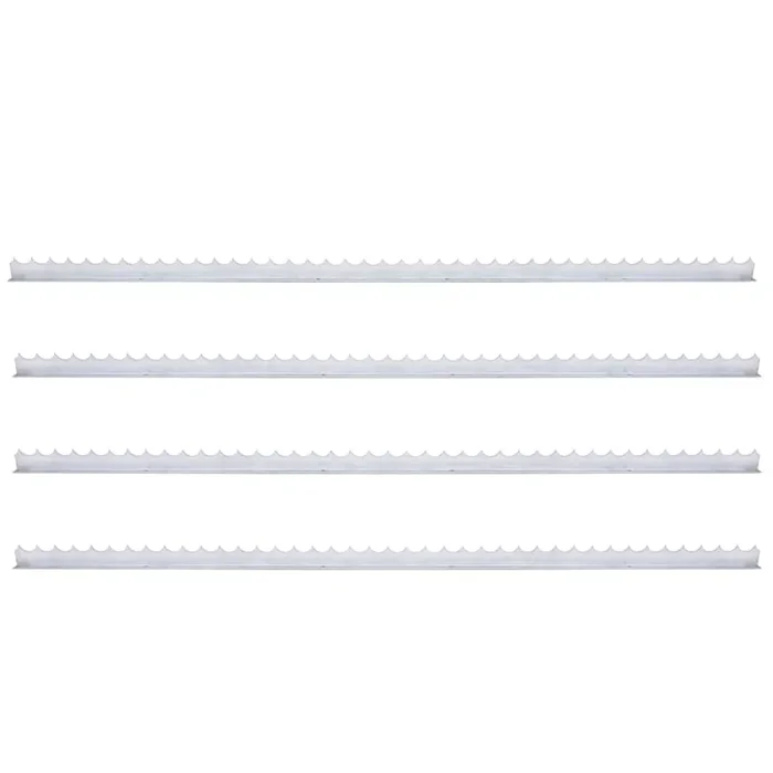 vidaXL Wall Spikes 4 pcs 1 m Galvanised Steel