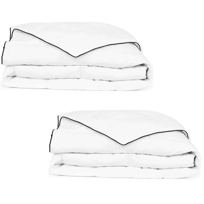 vidaXL Winter Down Duvet 2 pcs 140×200 cm