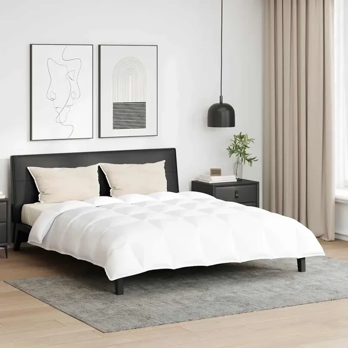 vidaXL Winter Duvet 3 pcs White 200 x 200 cm Down