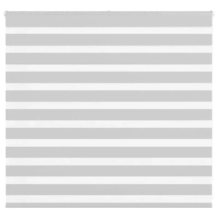vidaXL Zebra Blind Light Grey 160×100 cm Fabric Width 155.9 cm Polyester