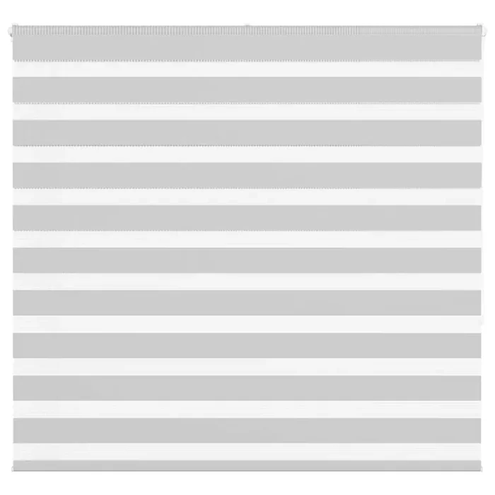 vidaXL Zebra Blind Light Grey 160×150 cm Fabric Width 155.9 cm Polyester