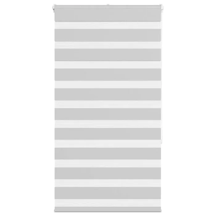 vidaXL Zebra Blind Light Grey 90×150 cm Fabric Width 85.9 cm Polyester