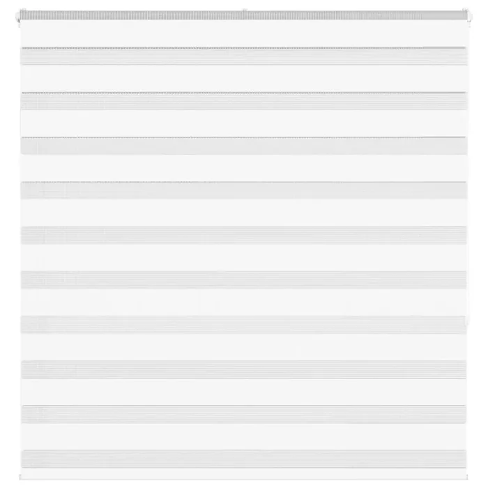vidaXL Zebra Blind White 145×150 cm Fabric Width 140.9 cm Polyester