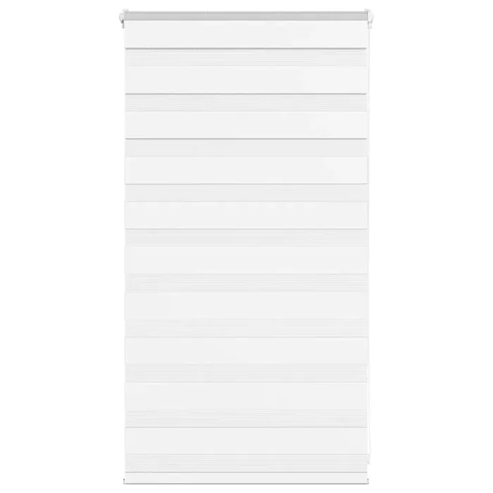 vidaXL Zebra Blind White 70×100 cm Fabric Width 65.9 cm Polyester