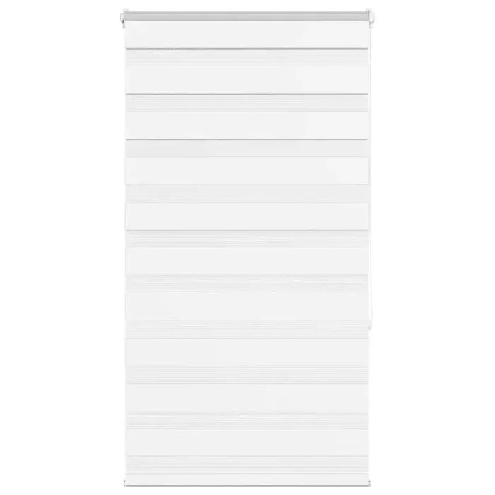 vidaXL Zebra Blind White 75×150 cm Fabric Width 70.9 cm Polyester
