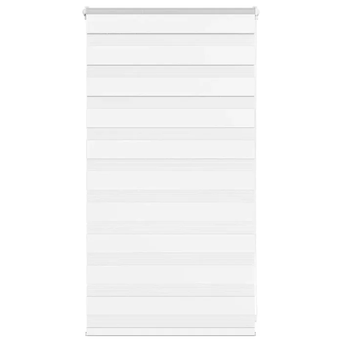 vidaXL Zebra Blind White 80×100 cm Fabric Width 75.9 cm Polyester