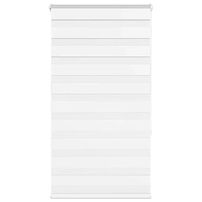 vidaXL Zebra Blind White 90×150 cm Fabric Width 85.9 cm Polyester