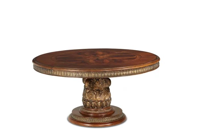 Villa Valencia – Round Dining Table – Classic Chestnut