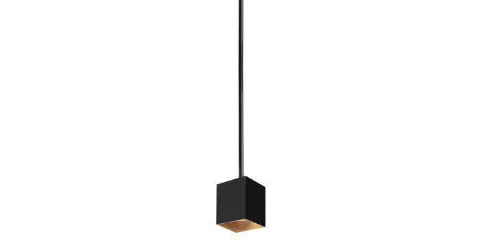 Visual Comfort Exo 6-1/8″ Tall Integrated LED Mini Pendant with 48″ Stem, 40 Degree Optics