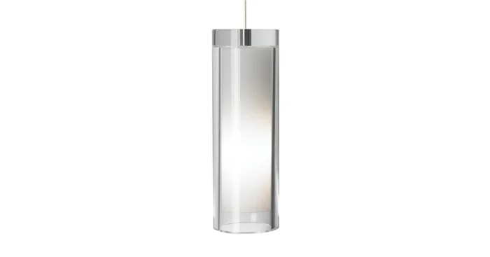 Visual Comfort Sara Grande Line-Voltage 1 Light Clear Crystal Cylindrical Pendant