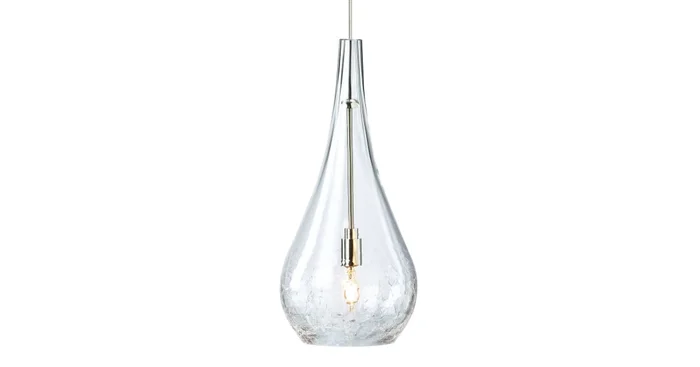 Visual Comfort Seguro Mini Pendant with Teardrop Shade