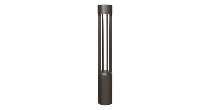 Visual Comfort Single Turbo 120, 277V LED Bollard Shaded Path Light