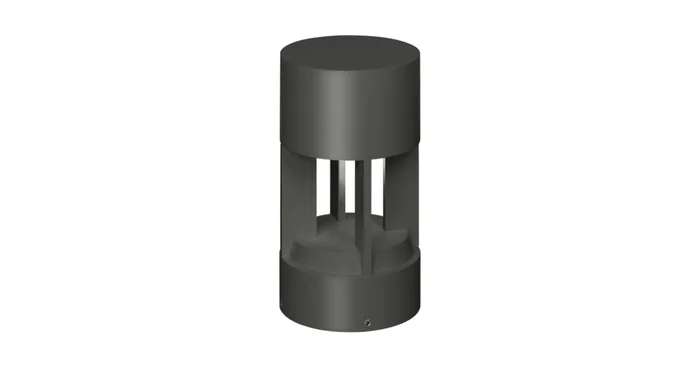 Visual Comfort Single Turbo 6″ Wide 12V LED Center Mount Path Light with Shade