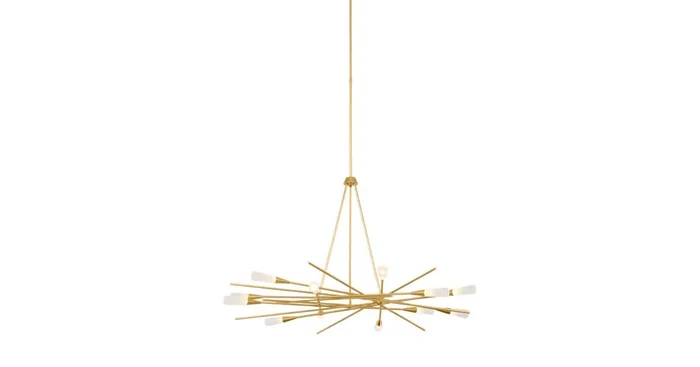Visual Comfort Stellar 40″ Wide LED Sputnik Chandelier