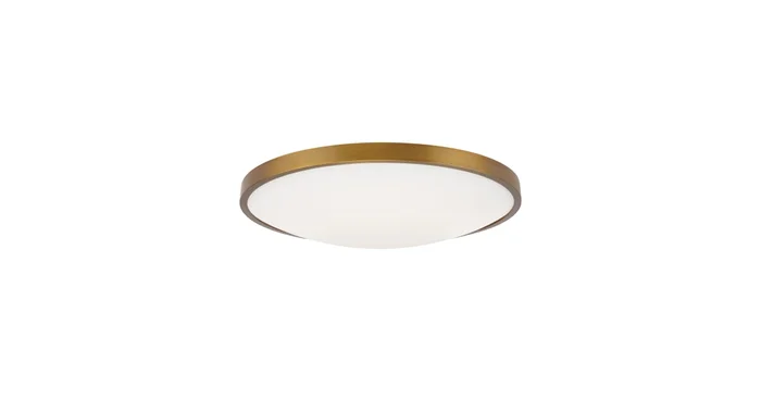 Visual Comfort Vance Convertible 13″ Wide Integrated LED Flush Mount Ceiling Fixture / Wall Sconce with a Frosted Glass Shade – 277V