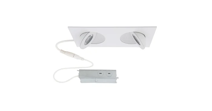 WAC Lighting Lotos 2″ LED 2 Light Square, Adjustable Canless Downlight – 3000K