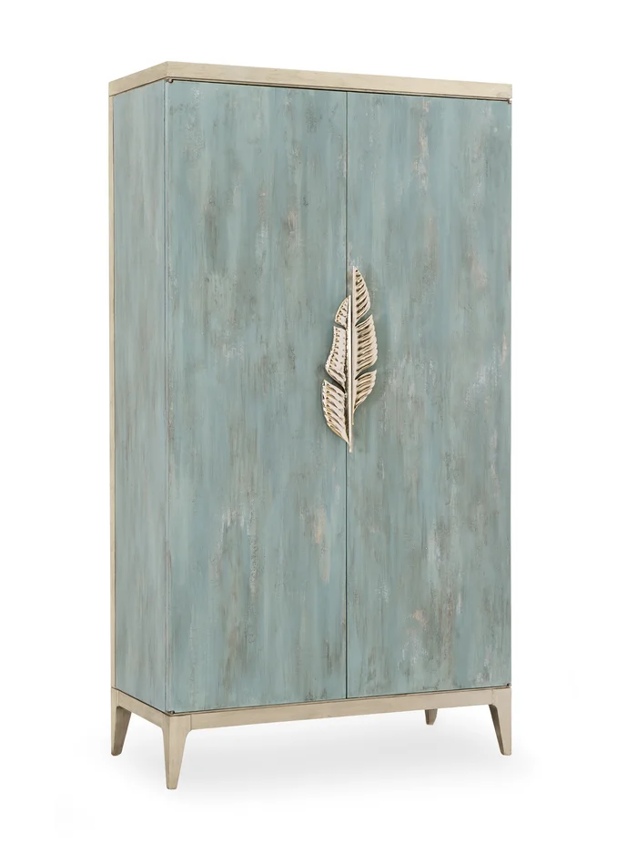 Watercolours Armoire Tranquil, Coastal Silver Leaf, Soft Taupe