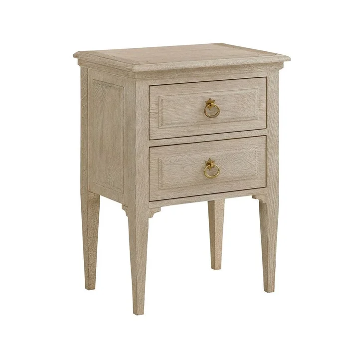 Weathered Oak Bedside 24″