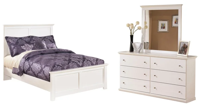 White Bostwick Shoals Panel Bedroom Set