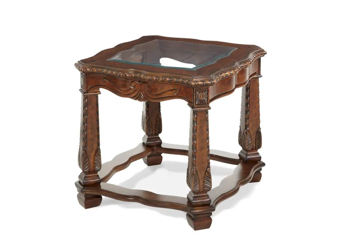 Windsor Court – End Table – Vintage Fruitwood
