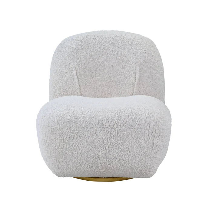 Yedaid – Sherpa Accent Chair With Swivel