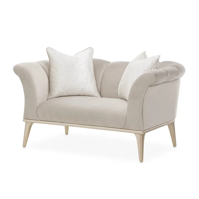 Yvette – Chair and a Half – Porcini/Medium Champagne