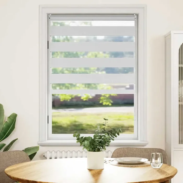 Zebra Blind 100 x 175 cm White