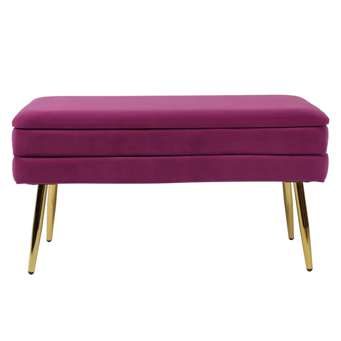 Ziva – Velvet Storage Bench